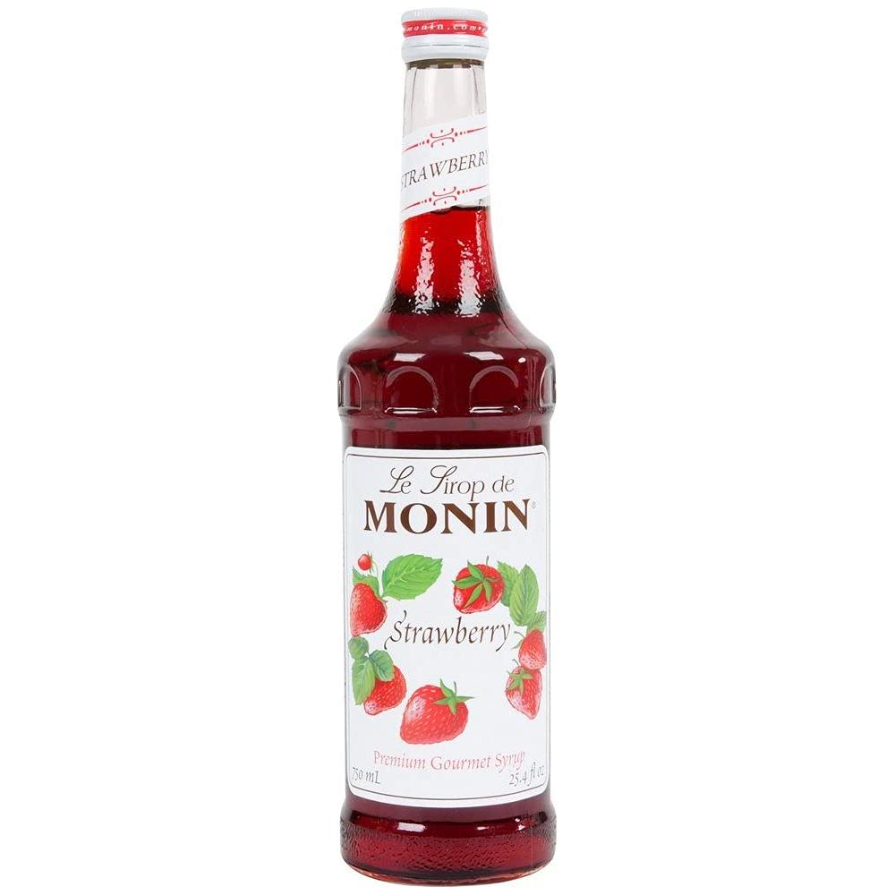 Monin Strawberry Syrup 750Ml (25.4Oz)