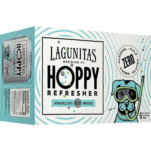 Lagunitas Hoppy Refresher Sparkling Hop Water 12oz Cans, 6 Pack