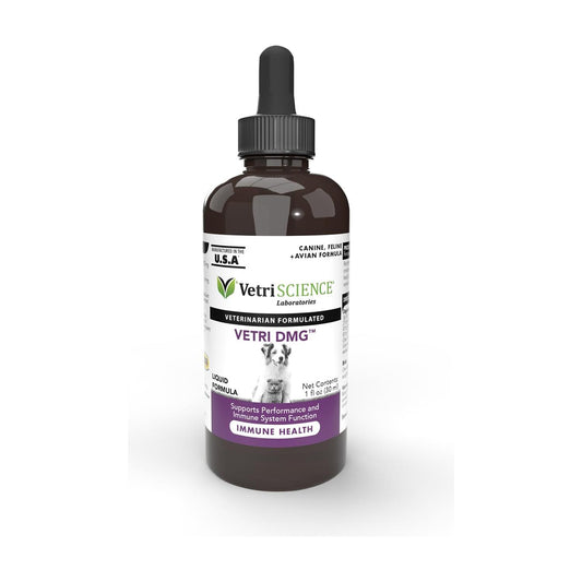 VetriScience Vetri DMG Liquid Drop - 114ml Bottle - Immune Support Supplements for Dogs and Cats 3.85 Fluid Oz