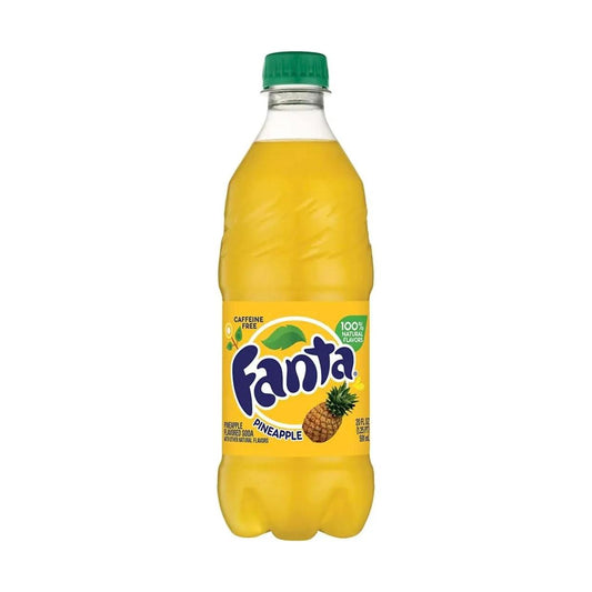 Fanta Pineapple 20 oz - Tropical 24-Pack Refreshment - Fanta