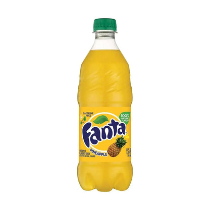 Fanta Pineapple 20 oz - Tropical 24-Pack Refreshment