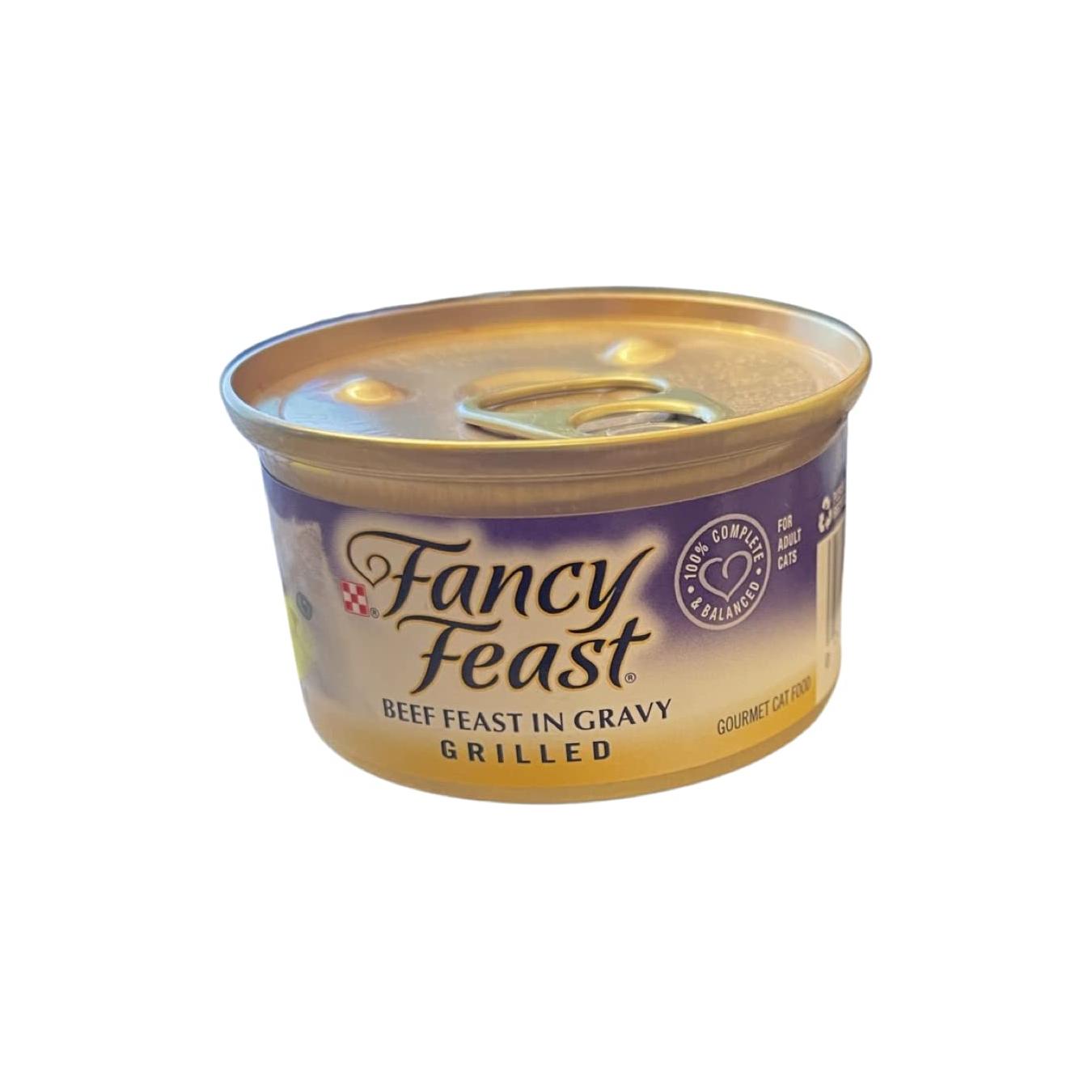 Purina Fancy Feast Grilled Wet Cat Food Beef in Gravy, 3 oz Can