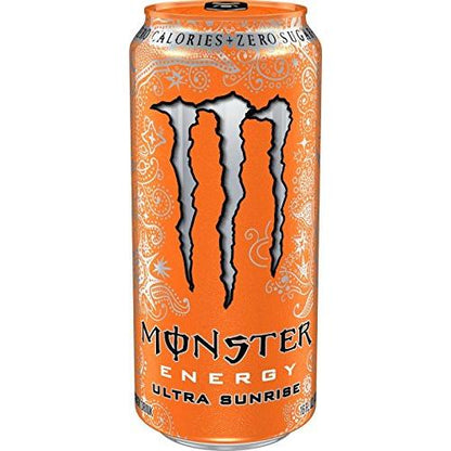 Monster Energy Ultra Sunrise 6 Pack - 16 oz Cans of Refreshing Energy