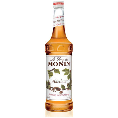 Monin - Hazelnut Syrup, Nutty Taste Of Caramelized Hazelnut, Natural Flavors, Great For Mochas, Lattes, Smoothies, Shakes, And Cocktails, Non-Gmo, Gluten-Free (750 Ml)