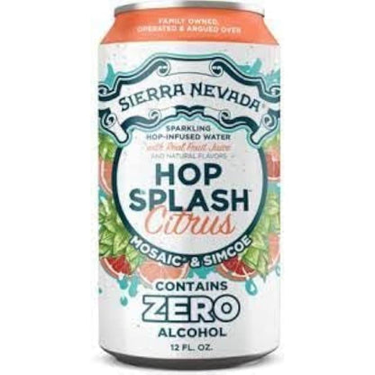 Sierra Nevada Citrus Infused Non-Alcoholic Sparkling Water - 12oz Cans (Pack of 6)