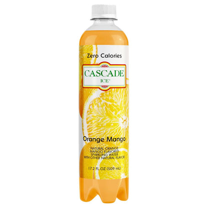 Tropical Bliss Orange Mango Sparkling Water, 17.2 Fl. Oz (Pack of 12)