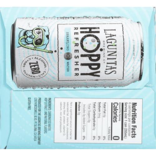 Lagunitas Hoppy Refresher Sparkling Hop Water 12oz Cans, 6 Pack - Lagunitas