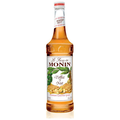 Monin - Toffee Nut Syrup, Bold and Buttery (750 ml Glass Bottle)