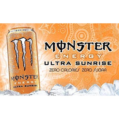 Monster Energy Ultra Sunrise - 12 Pack of 16oz Cans