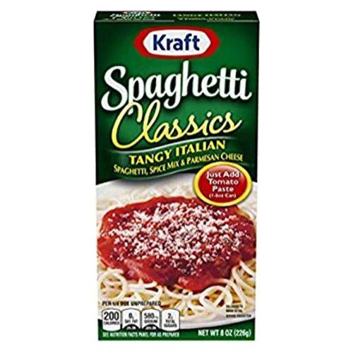 Kraft Tangy Italian Spaghetti Meal Kit with Hunts Tomato Paste Bundle - Kraft