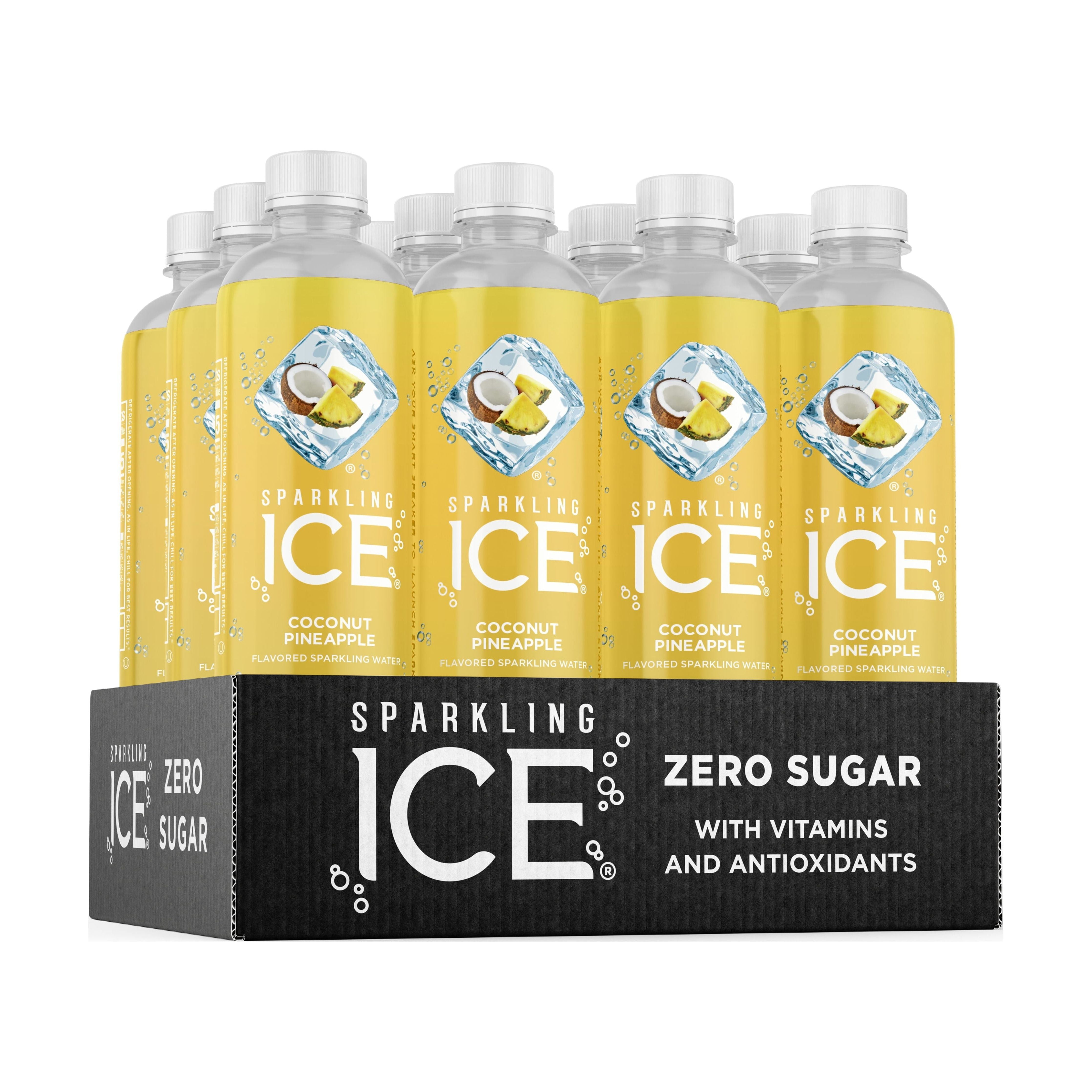 Tropical Coconut Pineapple Sparkling Water, 17 Fl Oz - Sparkling Ice