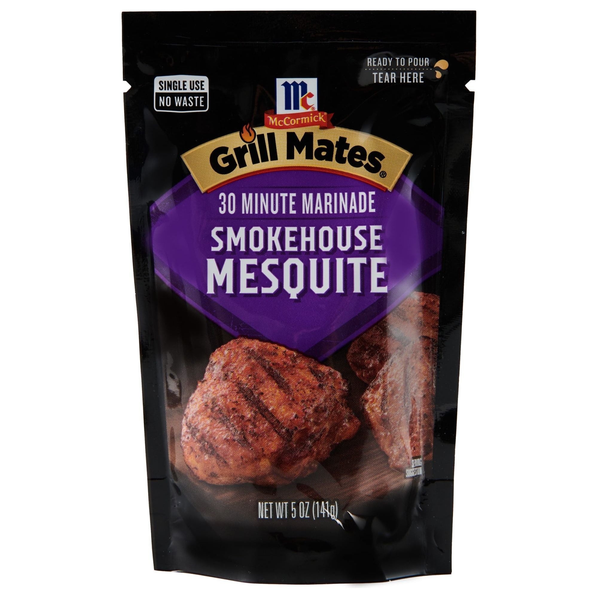 McCormick Grill Mates Mesquite Smokehouse 30-Minute Marinade, 5 oz Pouch - McCormick