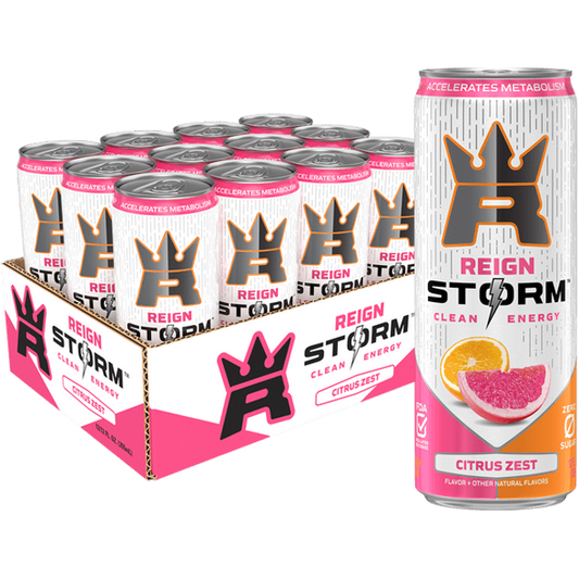 REIGN Citrus Zest Storm Energy Drink, 12 Oz Can