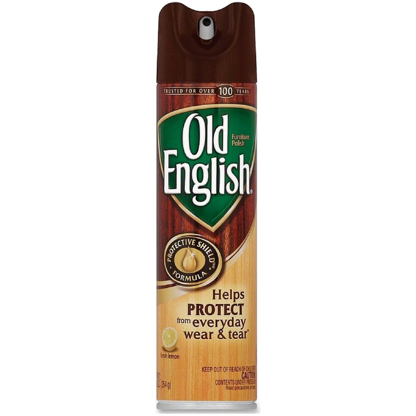 Old English Furniture Polish Spray, Lemon 12.50 oz (Pack of 2)