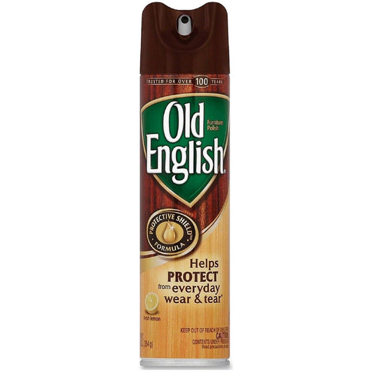 Old English Furniture Polish Spray, Lemon 12.50 oz (Pack of 2)