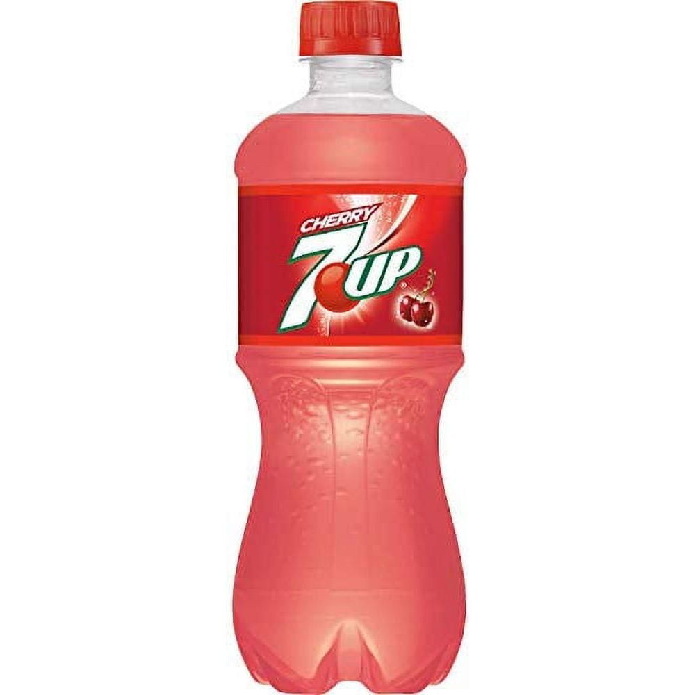 7UP Cherry Refreshing 20 Oz Soda Bottles - 16 Pack - 7-Up