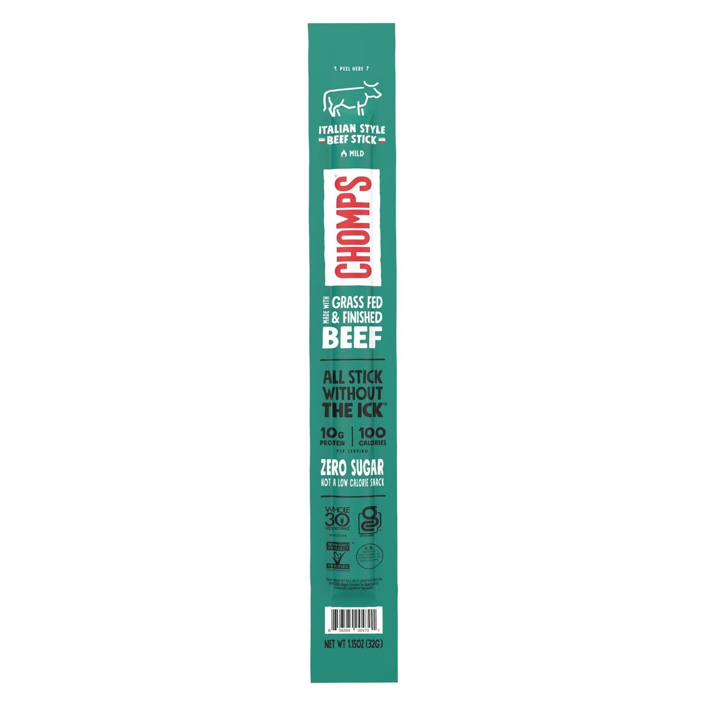 Grass-Fed Italian Beef Jerky Stick - AIP Friendly, 1.15oz