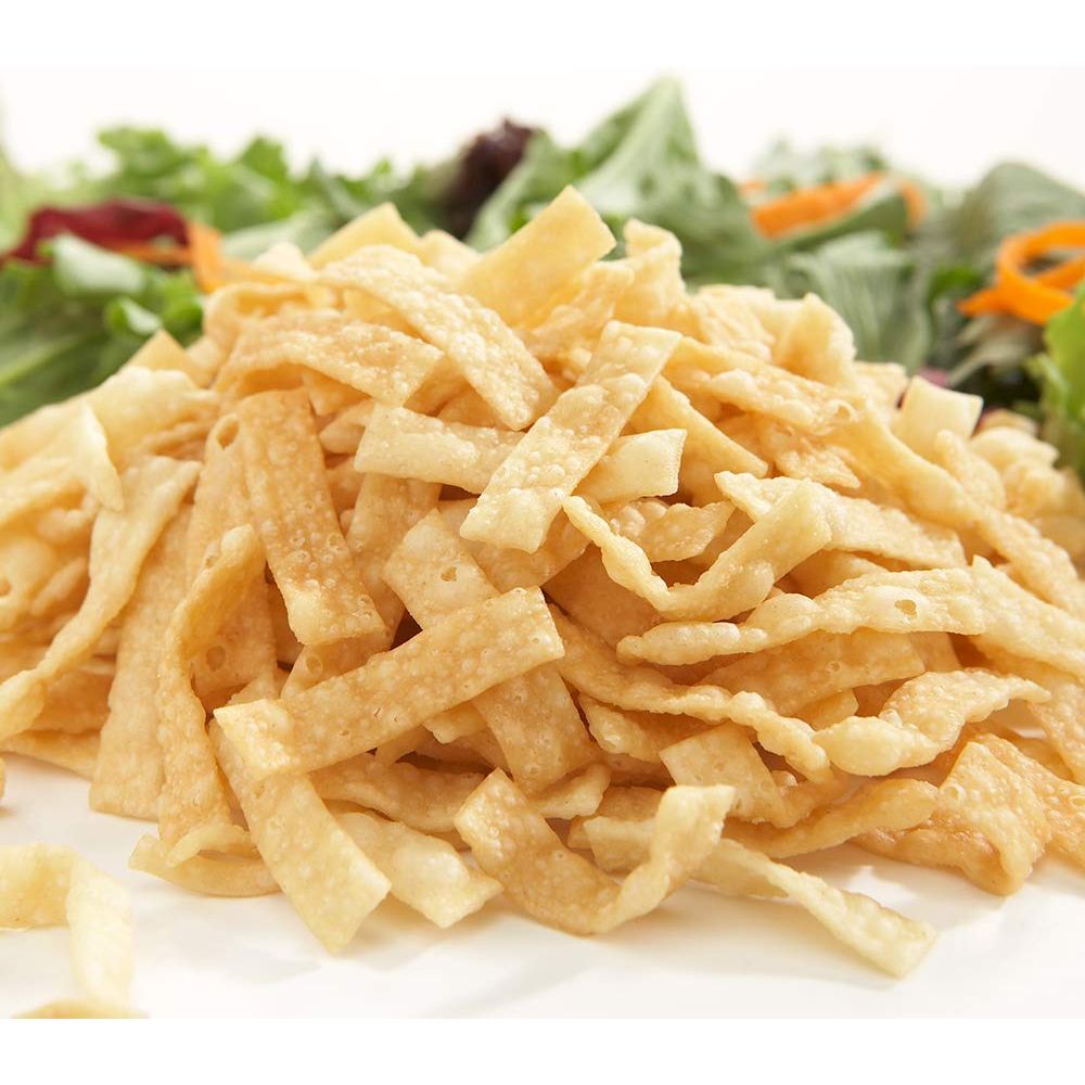 Crispy Wonton Strips for Soups and Salads, 1lb Gourmet Topping