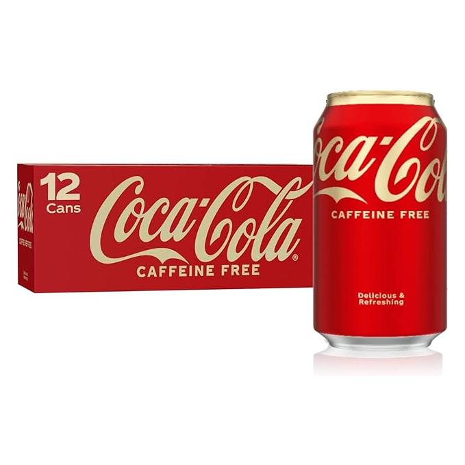 Caffeine-Free Coca-Cola Soda 12 oz Cans - 12 Pack - Coca-Cola