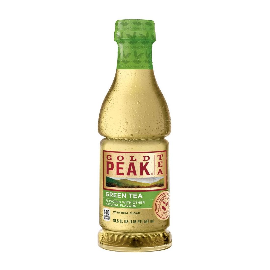 Gold Peak Iced Tea, 18.5 Fl Oz (Pack of 12) (Green)