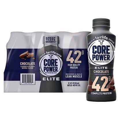 Fairlife Core Power Elite Chocolate Protein Shake - 42g Protein, 14 fl. oz. (Pack of 10)