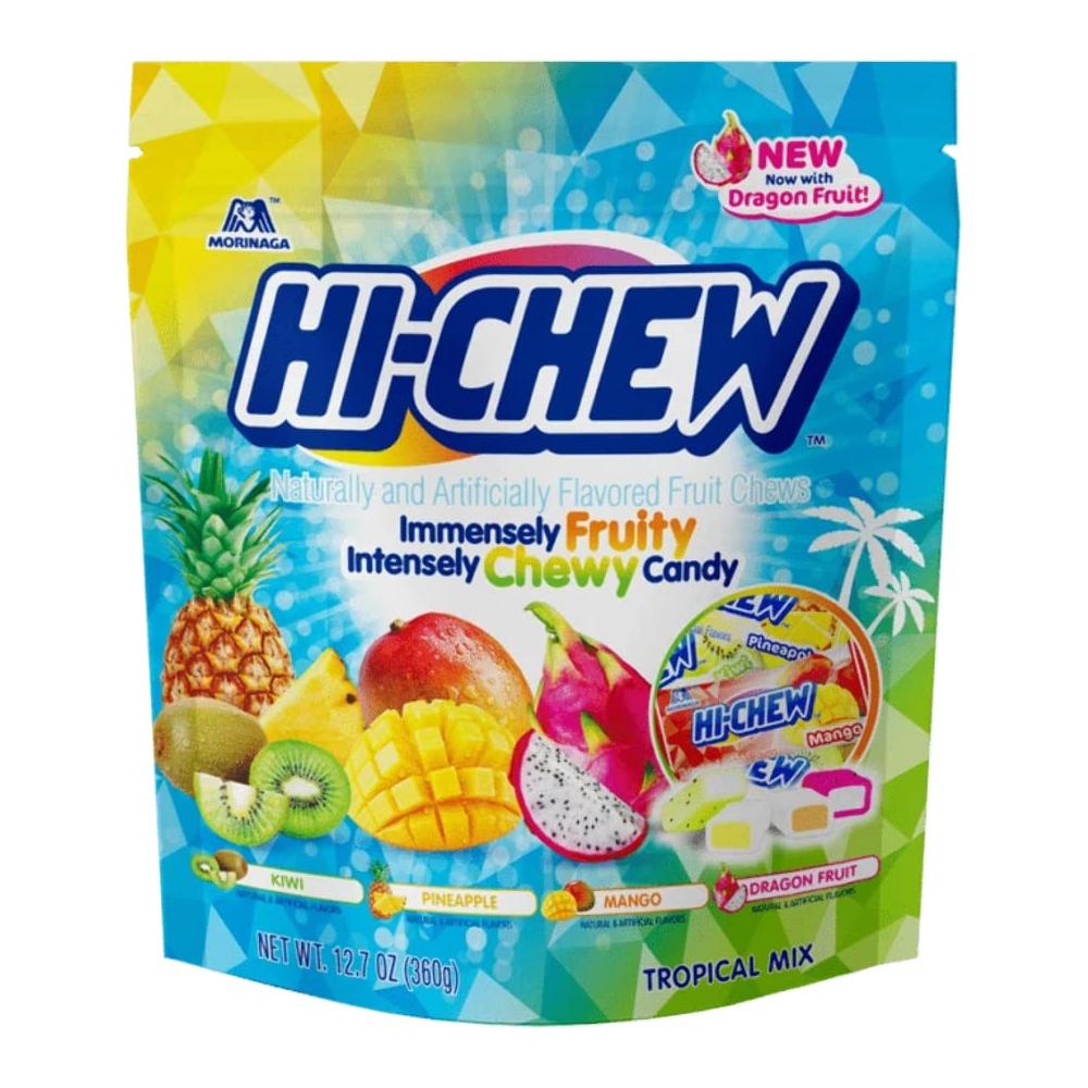 Hi-Chew Tropical Mix Chewy Candy, 12.7 oz, Bag