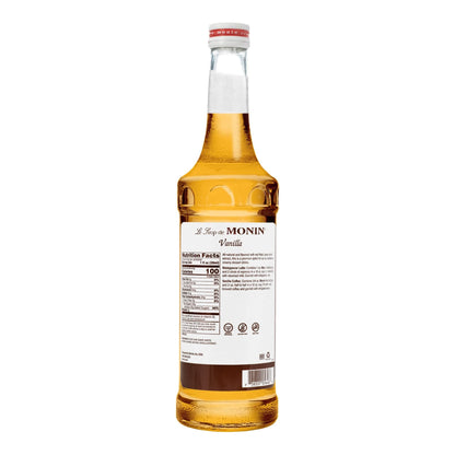 Monin - Vanilla Syrup, Versatile Flavor, Great for Coffee, Shakes, and Cocktails, Gluten-Free, Vegan, Non-GMO (750 ml)