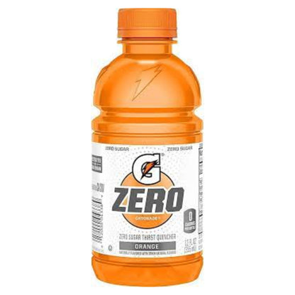 Gatorade G Zero Thirst Quencher Orange 12 ounce (Pack of 12) | Gatorade Sports Drink | Prime Hydration Drink