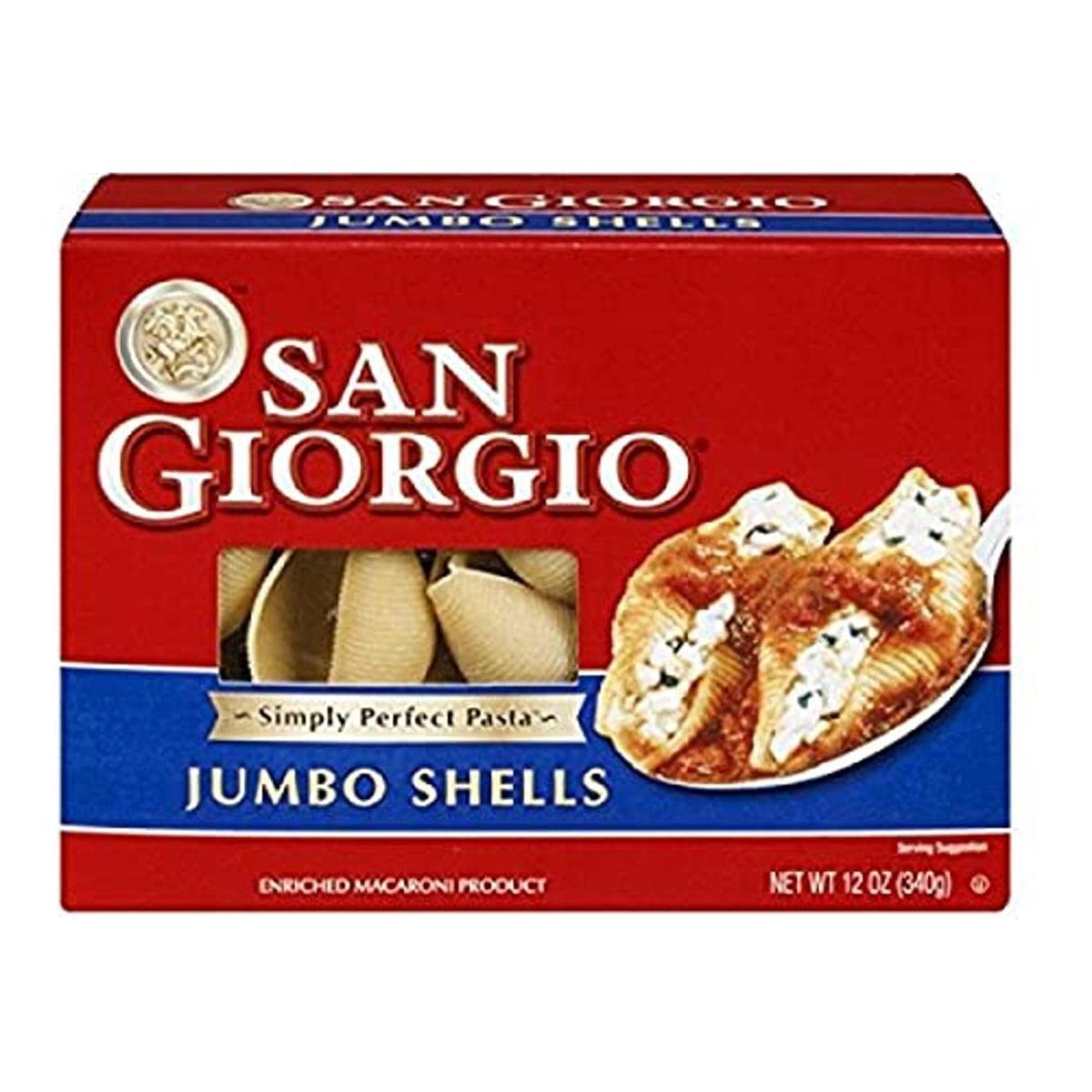 San Giorgio Stuffable Jumbo Pasta Shells, 12 Oz - SAN GIORGIO