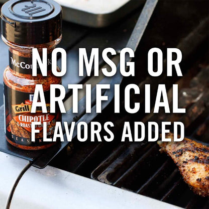 McCormick Grill Mates Smoky Chipotle & Garlic Seasoning Mix, 2.5 OZ - Pack of 6