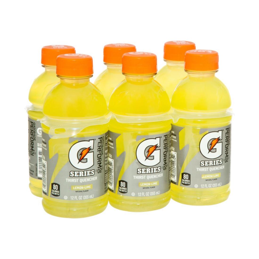 Gatorade 12 Oz Lemon - Lime - 6 Pack