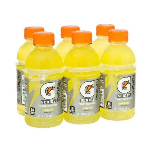 Gatorade 12 Oz Lemon - Lime - 6 Pack