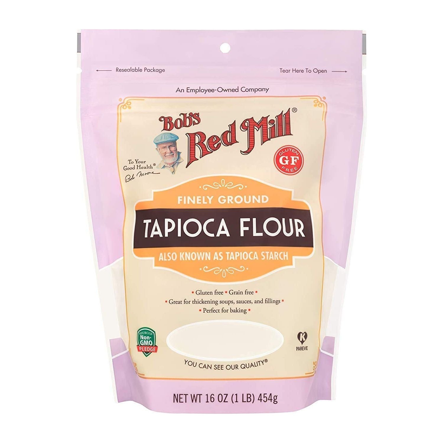 Bob's Red Mill Gluten-Free Tapioca Flour, 16 oz - Paleo & Non-GMO Verified - Bob's Red Mill