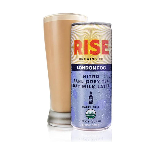 Rise Brewing Co: London Fog Earl Grey Tea Oat Milk Latte, 7 oz