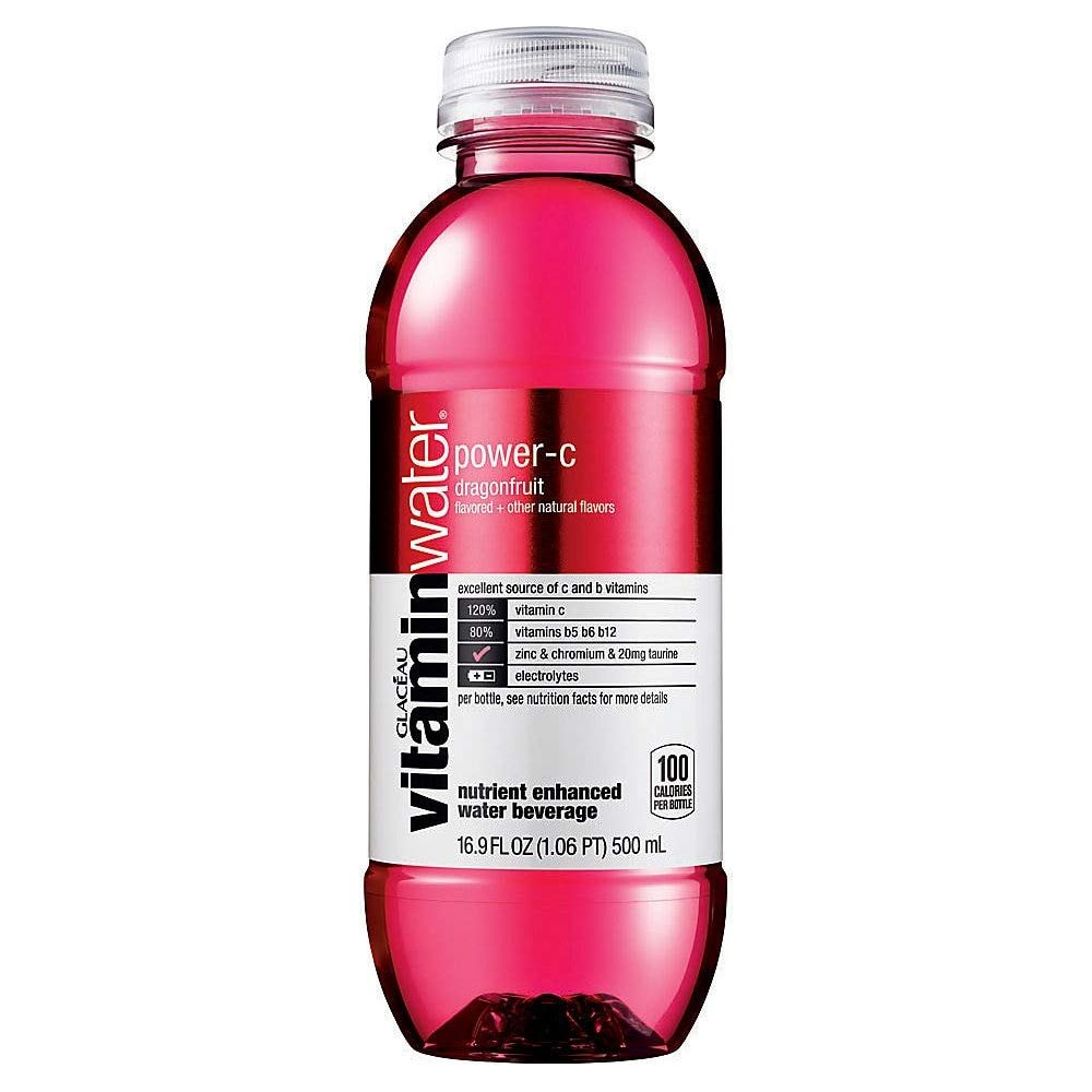 Power-C Vitaminwater Bottles, 16.9 Ounce, 24-Pack