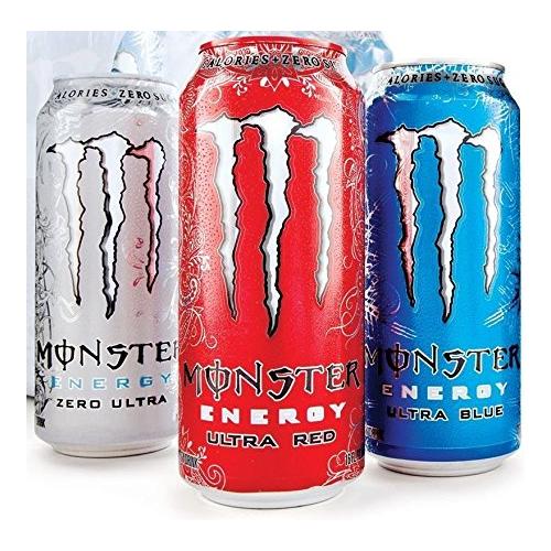 Monster Ultra Energy Drink Variety Pack - 12 Cans of Sugar-Free Refreshment