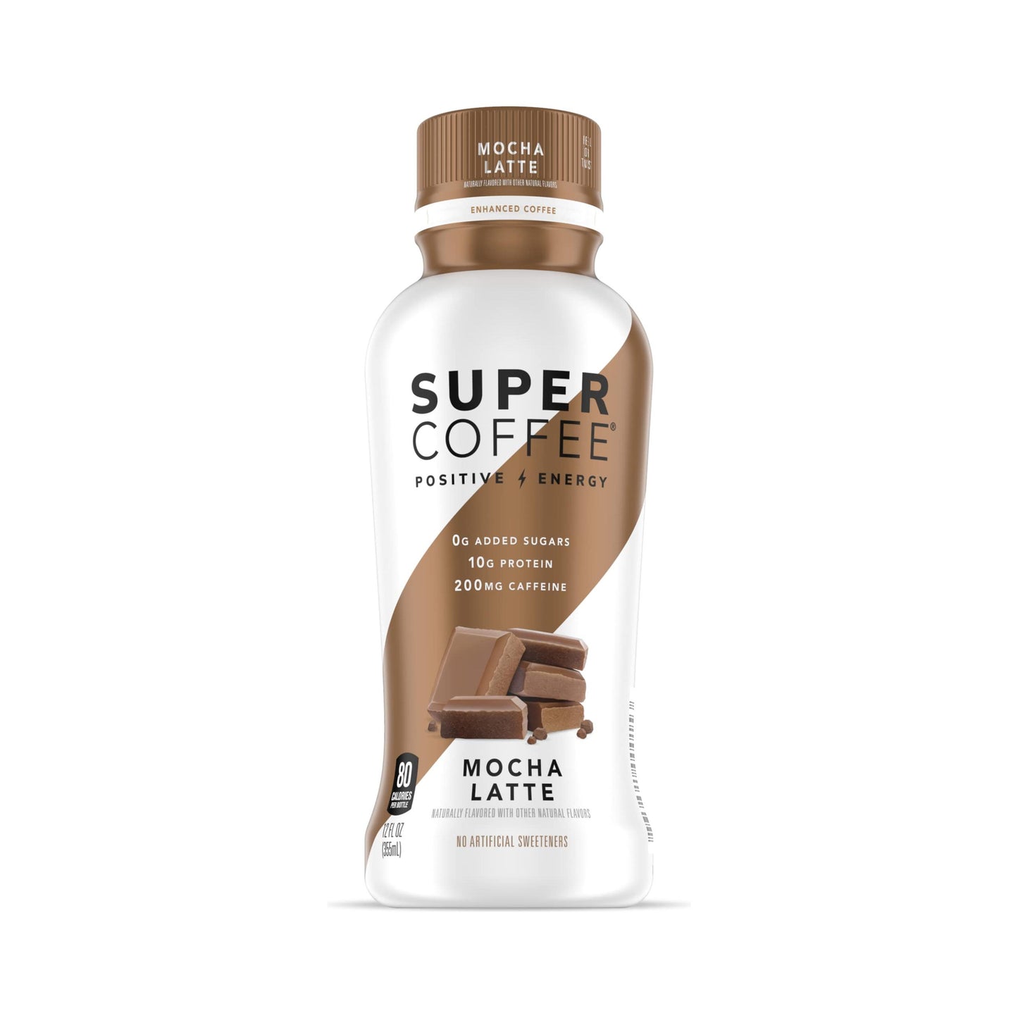 Super Coffee Mocha Latte Iced Coffee Bottle, 12 fl oz