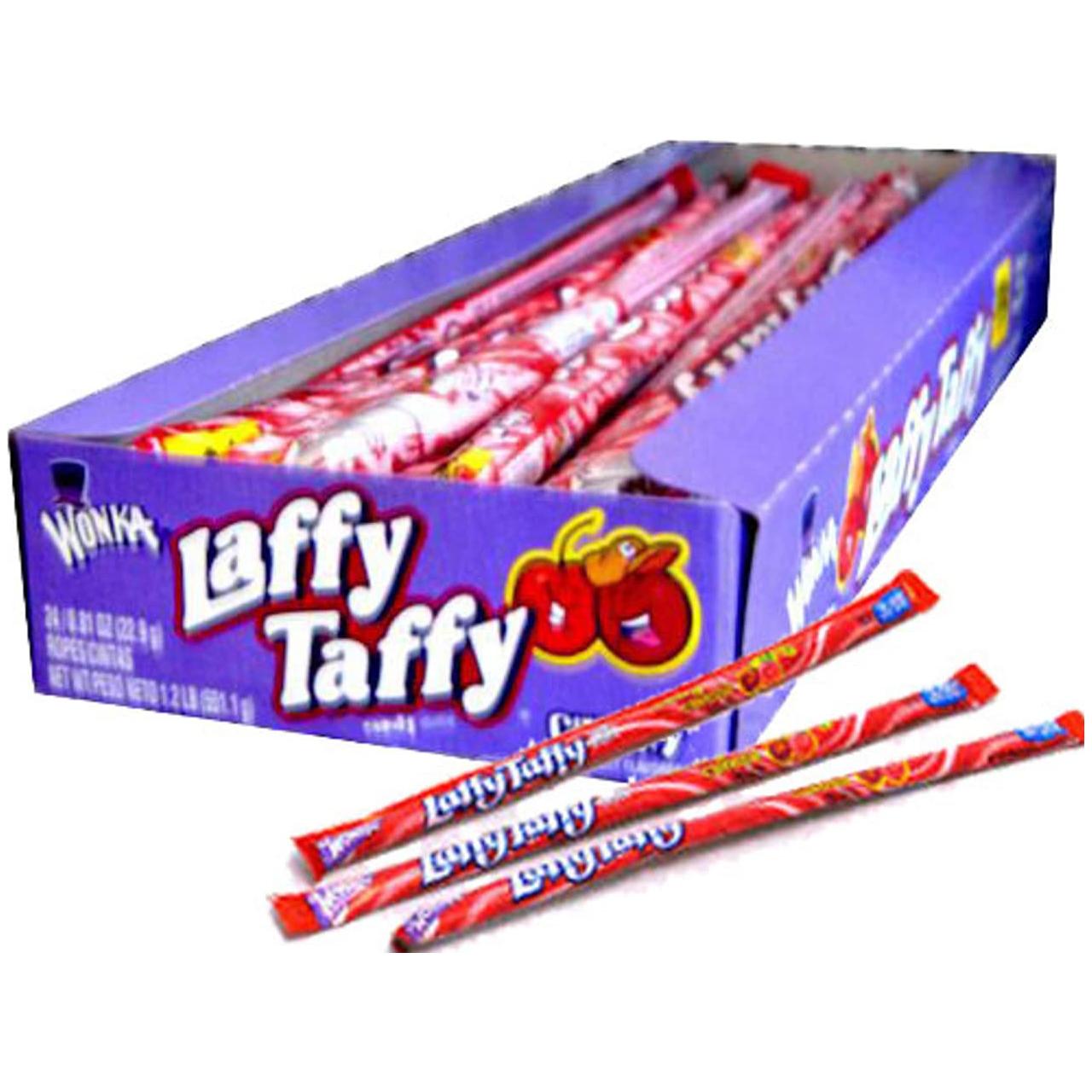 Laffy Taffy Rope Cherry Candy, 0.81 oz (24 Count)