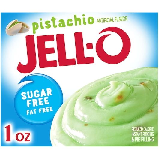 Jell-O Sugar And Fat Free; Pistachio; Instant Pudding, 1 oz - Case of 24