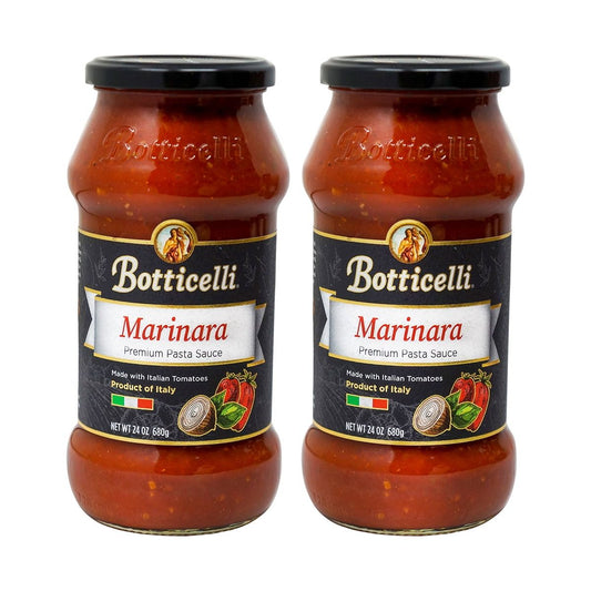 Botticelli Keto Premium Marinara Sauce - Ideal for Low Carb Pizza and Spaghetti, 2-Pack