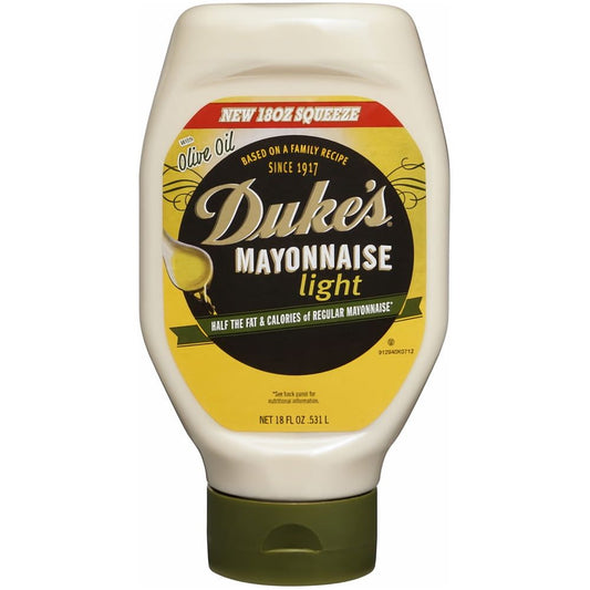 Duke's Healthy Olive Oil Mayo Squeeze, White (Set of 6 Bottles)