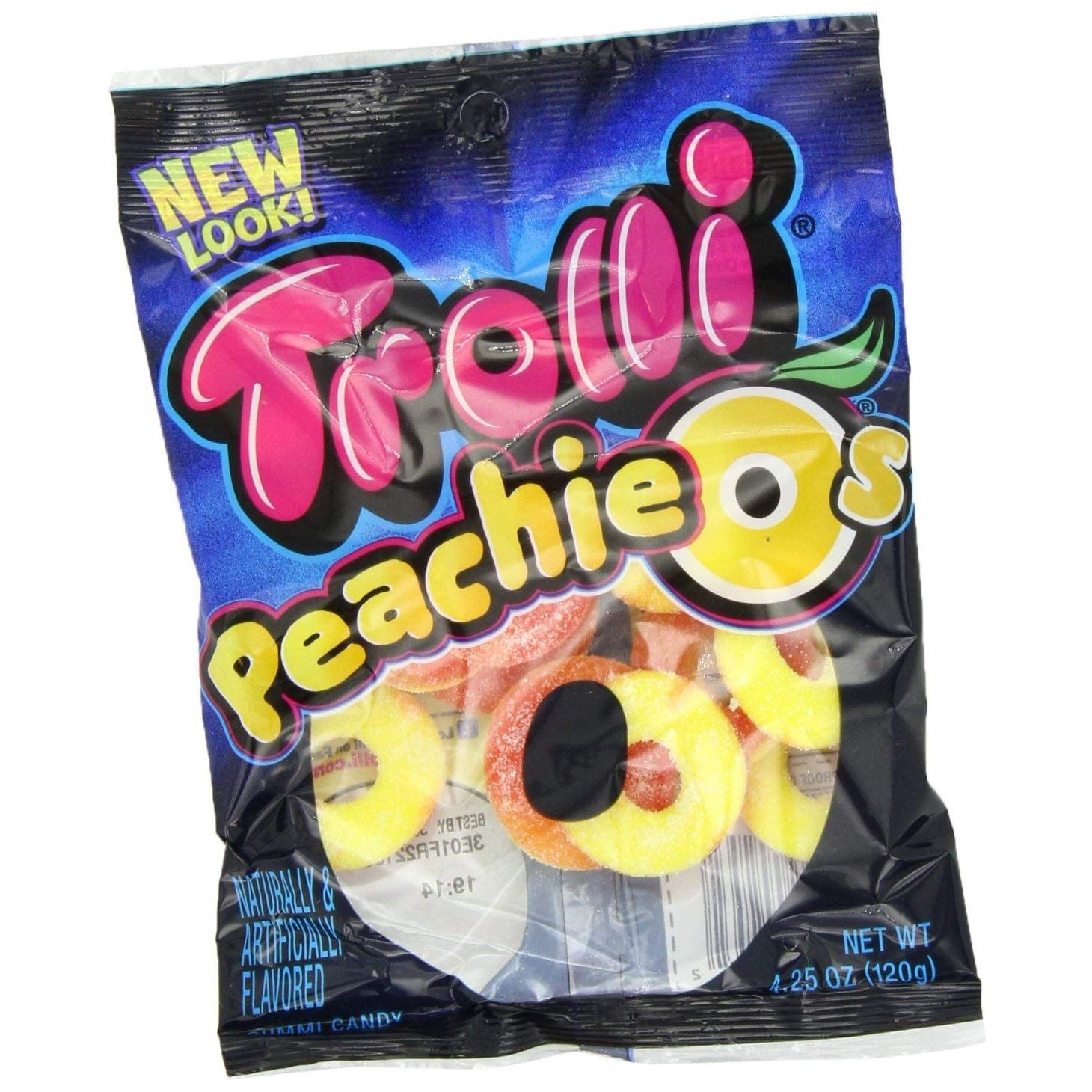 Trolli Peachie O's, 4.25 oz - Case of 12 - Trolli