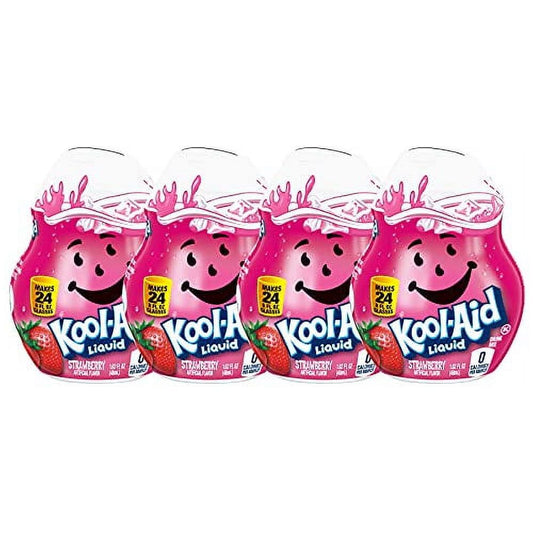 Kool Aid Liquid Drink Mix - Strawberry - 1.62 Fl Oz - 4 Pack