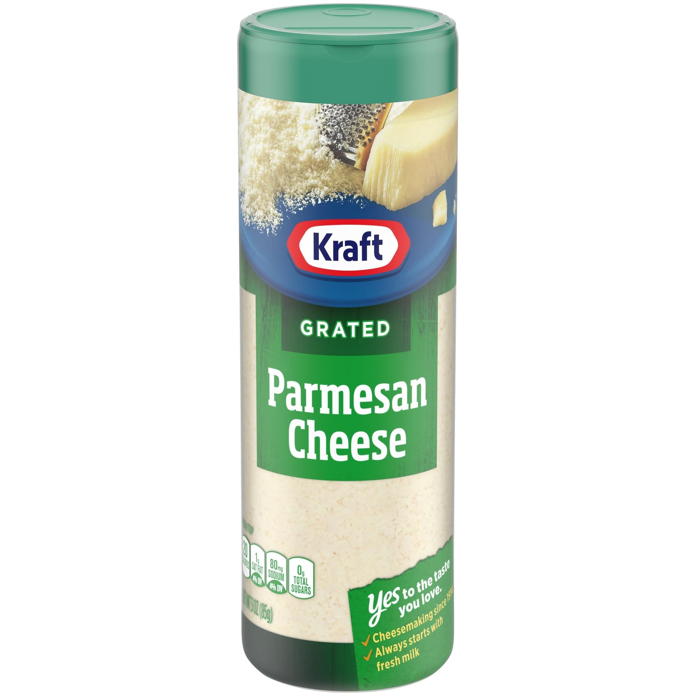 KRAFT Pure Grated Parmesan Cheese, 3 oz - Kraft