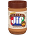 Jif Natural Crunchy PB Spread, Low Sodium, 16oz, 6 Pack - Jif