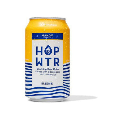 HOP WTR - Sparkling Mango Hop Water - 12 Cans of 12 oz Refreshment