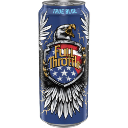 Full Throttle True Blue Energy Drink - 24 Cans of 16oz Refreshing Power