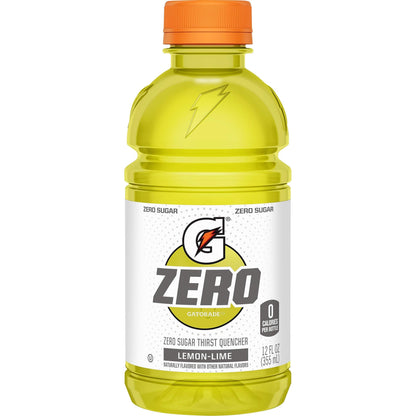 Gatorade G Zero Lemon Lime, 12 Fl Oz Bottles, 6 Pack