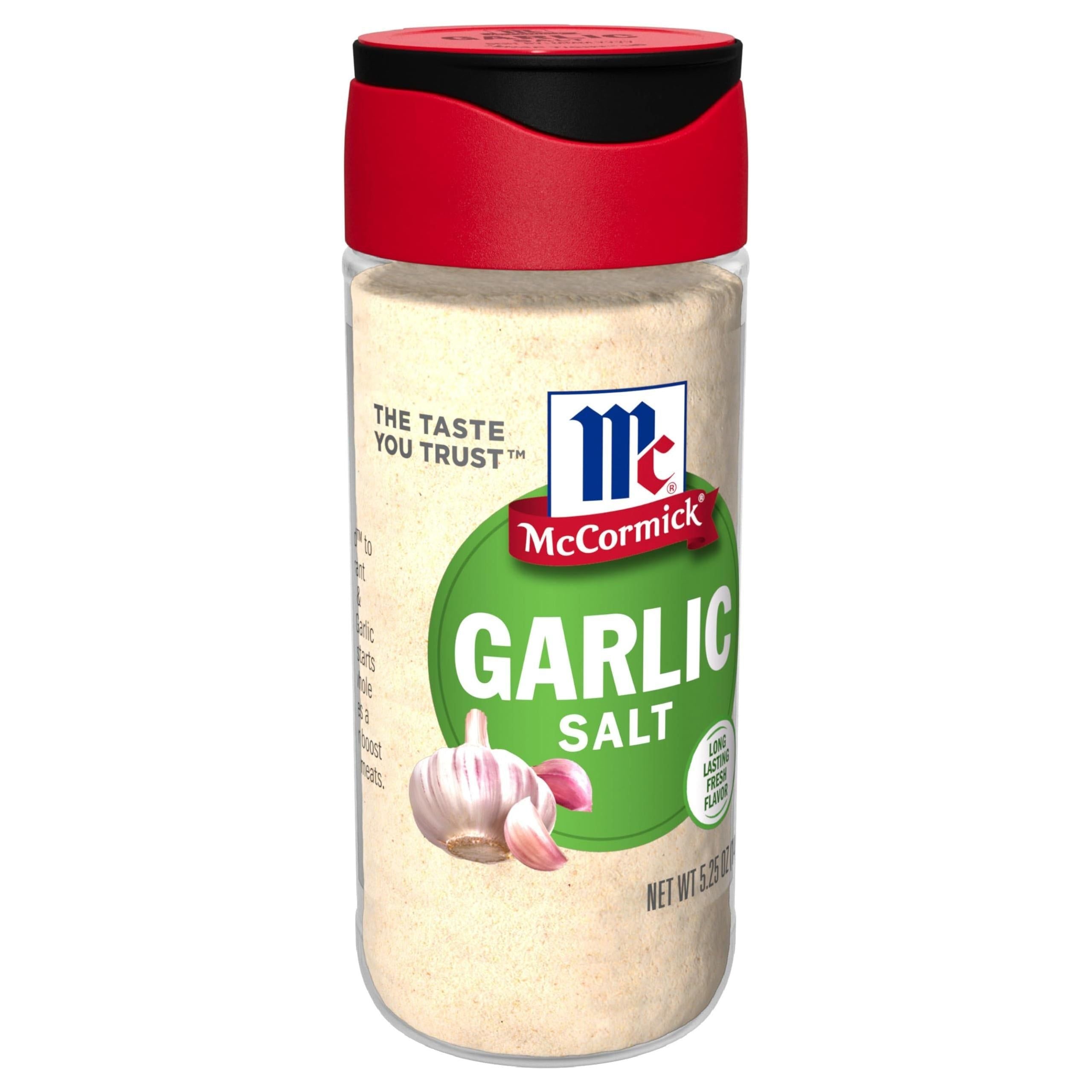 McCormick Gourmet Garlic Salt Seasoning, 5.25 oz - McCormick