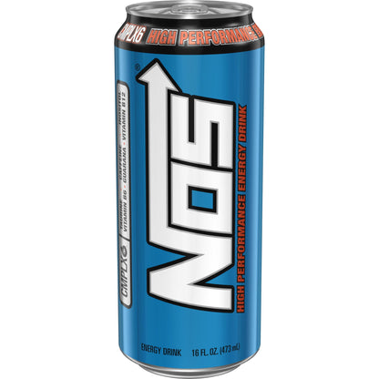 NOS High Octane Energy Drink: 16oz Cans (Pack of 15)